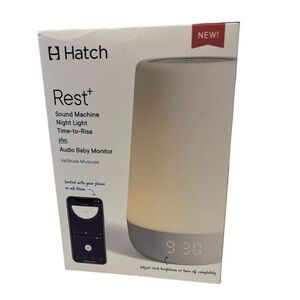 Hatch Rest + Sound Machine Night Light Baby Monitor